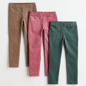 H&M 3 pairs of corduroy leggings 3T